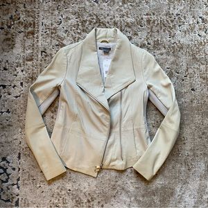 Vince goat leather jacket NWT